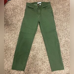 Topo Designs, Dirt Collection, 5 pocket pants, Green, size 30 or women’s 6